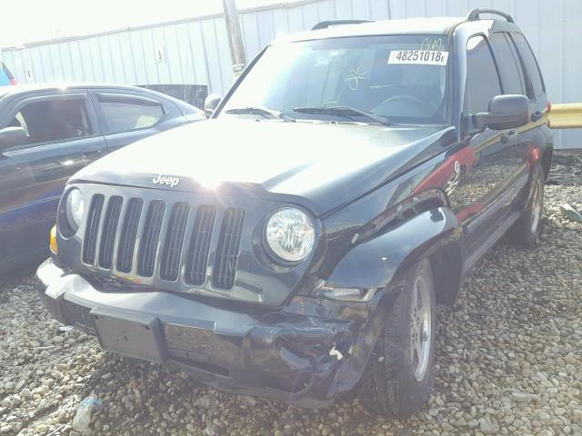 1J4GL38KX5W667136 - 2005 JEEP LIBERTY RE BLACK photo 2