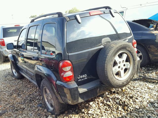1J4GL38KX5W667136 - 2005 JEEP LIBERTY RE BLACK photo 3