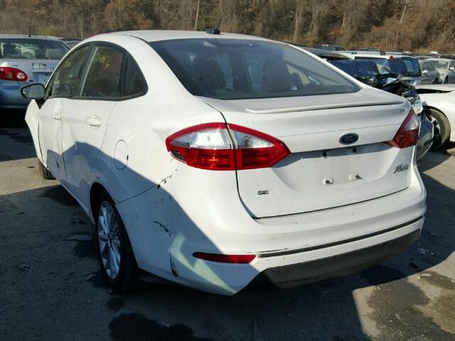 3FADP4BJ5EM179320 - 2014 FORD FIESTA SE WHITE photo 3