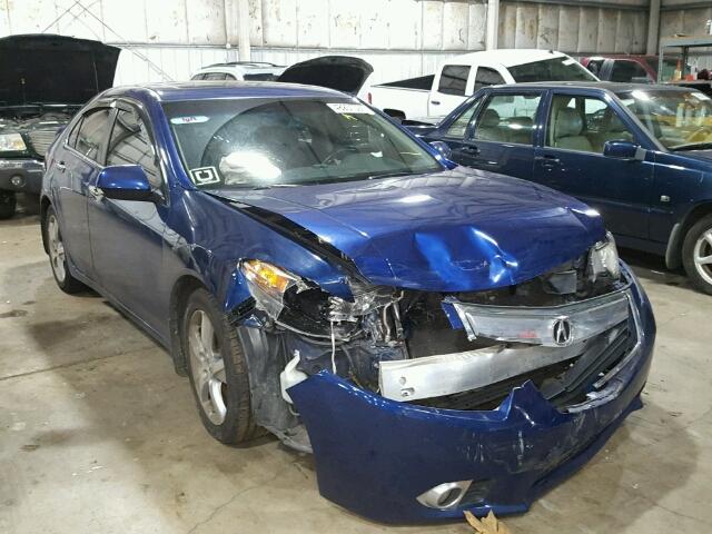 JH4CU2F65BC005476 - 2011 ACURA TSX BLUE photo 1