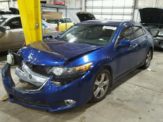 JH4CU2F65BC005476 - 2011 ACURA TSX BLUE photo 2