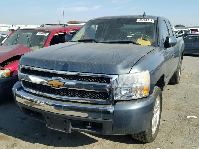 1GCEC19J68Z270372 - 2008 CHEVROLET SILVERADO BLUE photo 2