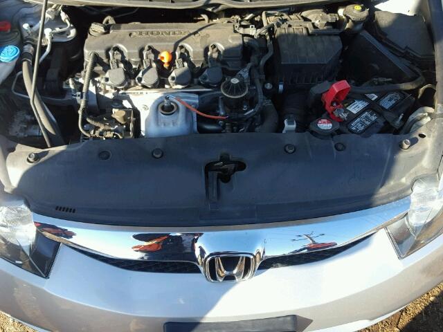 1HGFA16529L027424 - 2009 HONDA CIVIC LX SILVER photo 7