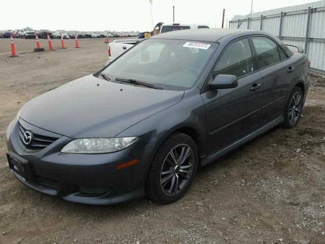 1YVHP80C655M34645 - 2005 MAZDA 6 I GRAY photo 2