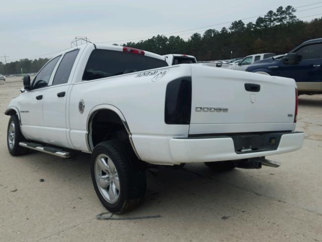 1D7HA18D13J613133 - 2003 DODGE RAM 1500 S WHITE photo 3