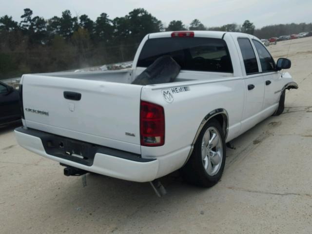 1D7HA18D13J613133 - 2003 DODGE RAM 1500 S WHITE photo 4