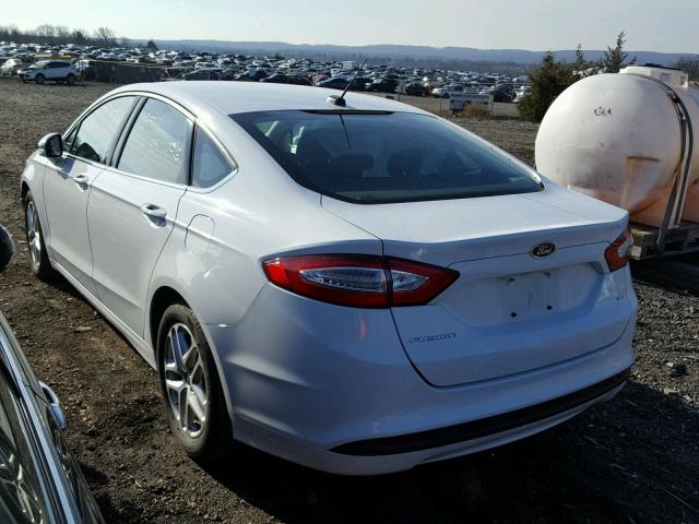 3FA6P0H70ER348708 - 2014 FORD FUSION SE WHITE photo 3