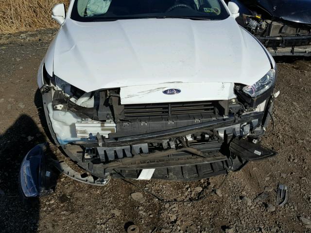 3FA6P0H70ER348708 - 2014 FORD FUSION SE WHITE photo 9