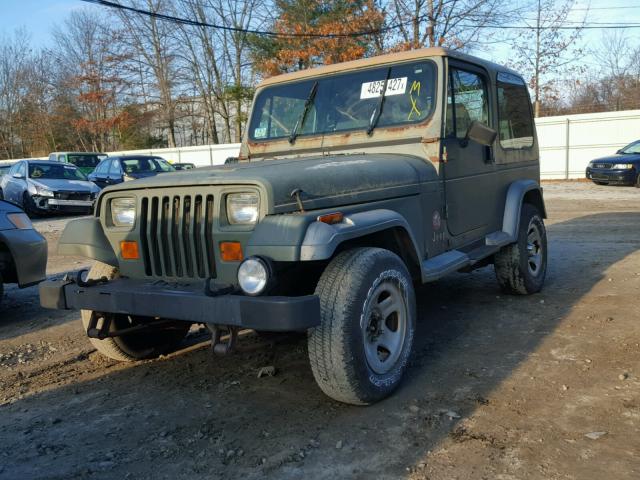 2J4FY49S1NJ528926 - 1992 JEEP WRANGLER / GREEN photo 2