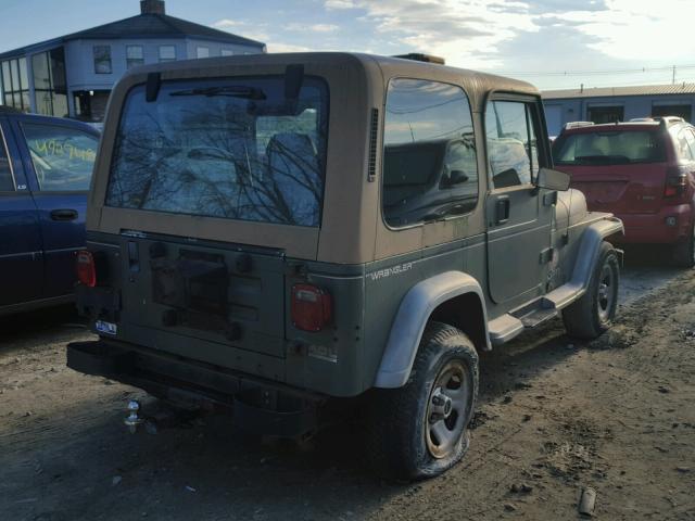 2J4FY49S1NJ528926 - 1992 JEEP WRANGLER / GREEN photo 4