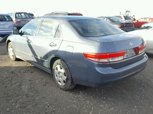 1HGCM55354A101747 - 2004 HONDA ACCORD LX BLUE photo 3