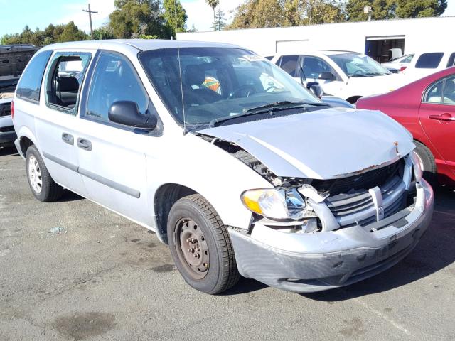 1D4GP25B36B656015 - 2006 DODGE CARAVAN SE SILVER photo 1