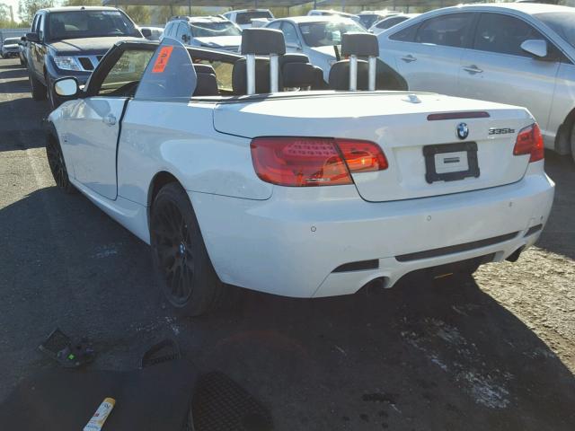 WBADX1C57BE394075 - 2011 BMW 335 IS WHITE photo 3