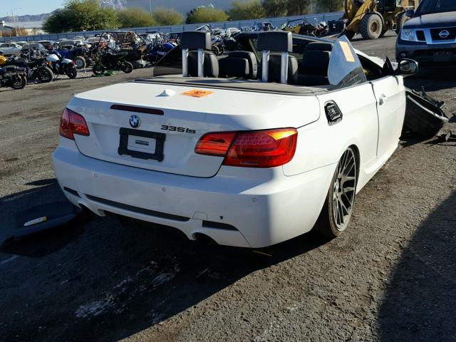 WBADX1C57BE394075 - 2011 BMW 335 IS WHITE photo 4