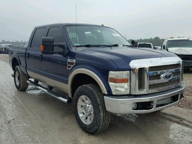 1FTWW31R88EA07820 - 2008 FORD F350 SRW S BLUE photo 1