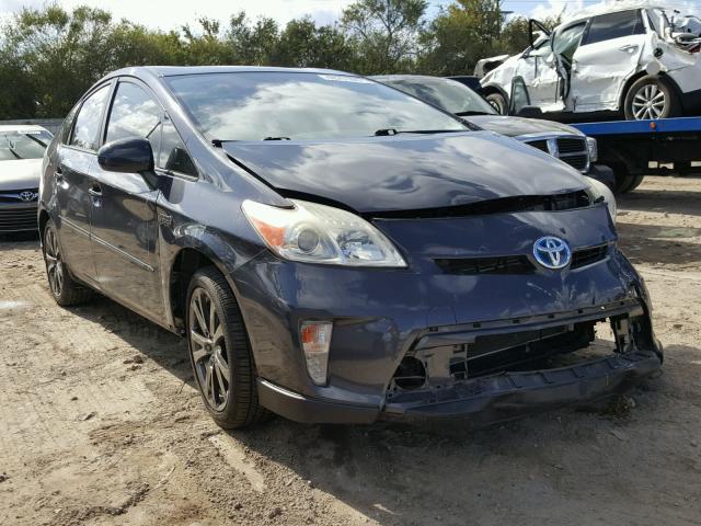 JTDKN3DU1C1497146 - 2012 TOYOTA PRIUS CHARCOAL photo 1