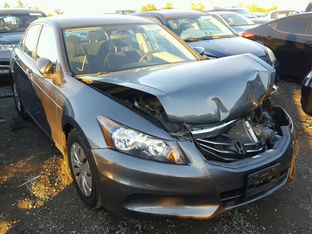 1HGCP2F3XCA223295 - 2012 HONDA ACCORD LX GRAY photo 1