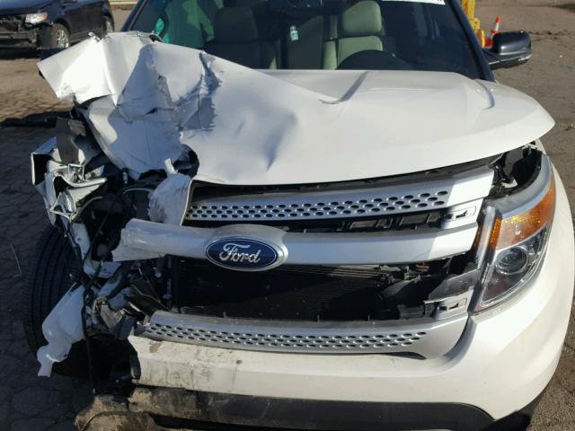 1FM5K8D87FGB09484 - 2015 FORD EXPLORER X WHITE photo 7