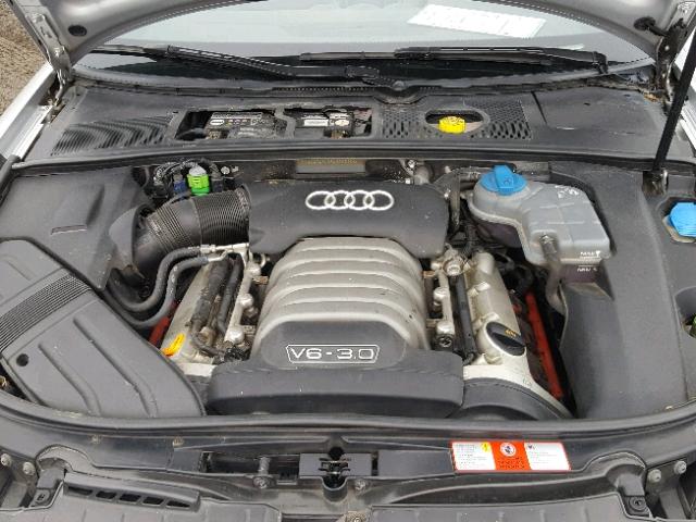 WAUAT48H93K009220 - 2003 AUDI A4 3.0 CAB SILVER photo 7