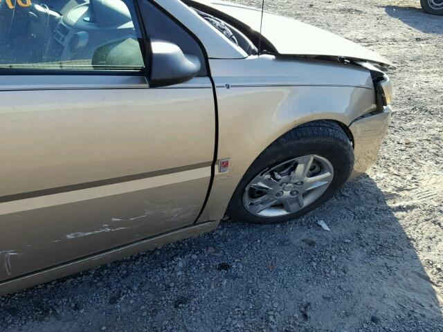 1G8AJ55F86Z147905 - 2006 SATURN ION LEVEL GOLD photo 9