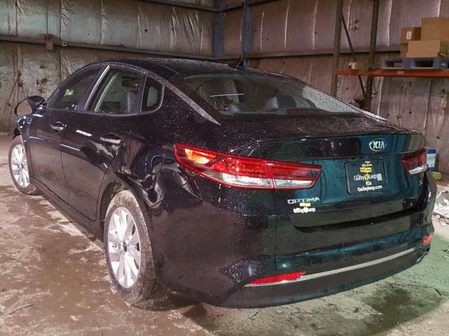 5XXGT4L36JG206183 - 2018 KIA OPTIMA LX BLACK photo 3