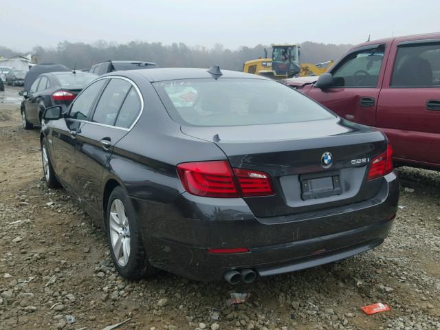 WBAFR1C57BC672004 - 2011 BMW 528 I BLACK photo 3