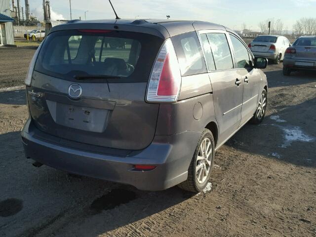 JM1CR293480311485 - 2008 MAZDA 5 GRAY photo 4