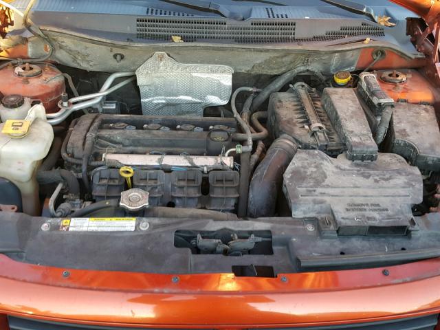 1B3HB28A09D228982 - 2009 DODGE CALIBER SE ORANGE photo 7