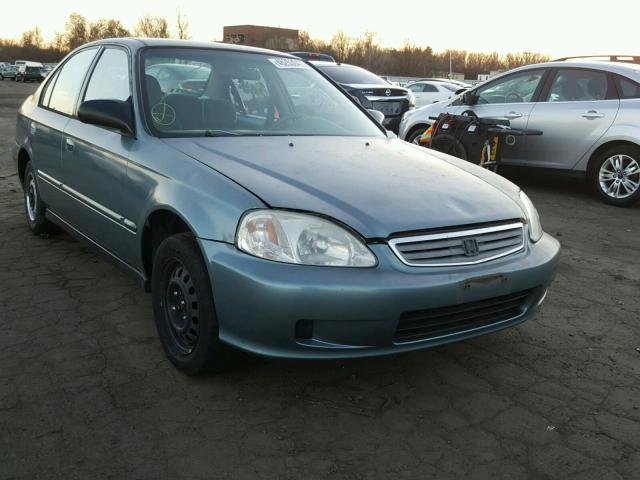 2HGEJ6618YH570066 - 2000 HONDA CIVIC BASE GREEN photo 1