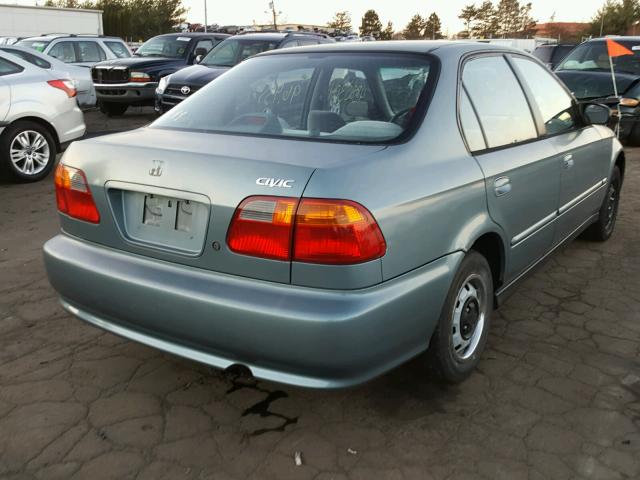 2HGEJ6618YH570066 - 2000 HONDA CIVIC BASE GREEN photo 4