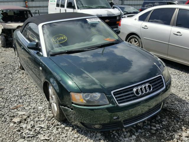 WAUAC48HX6K010705 - 2006 AUDI A4 1.8 CAB GREEN photo 1