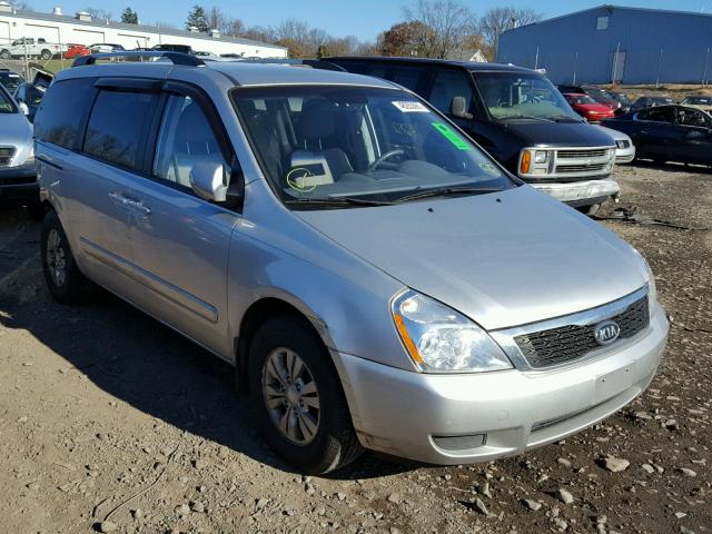 KNDMG4C72C6505861 - 2012 KIA SEDONA LX SILVER photo 1