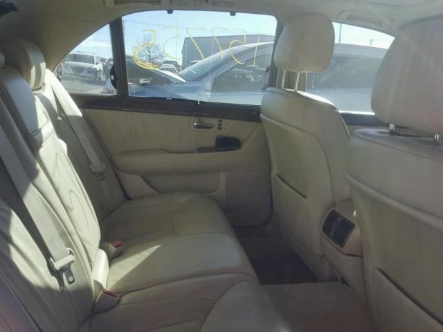 JTHBN30F110024176 - 2001 LEXUS LS 430 WHITE photo 6