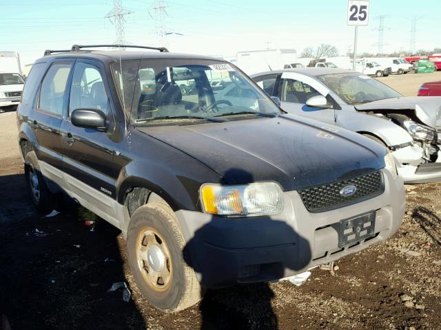 1FMYU01112KB06118 - 2002 FORD ESCAPE XLS BLACK photo 1