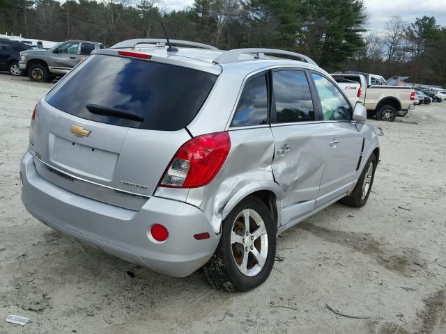 3GNAL3EK0DS580914 - 2013 CHEVROLET CAPTIVA LT SILVER photo 4