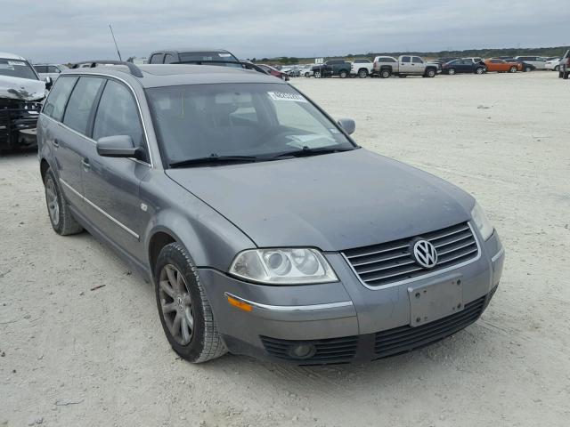 WVWVD63B44E061385 - 2004 VOLKSWAGEN PASSAT GLS GRAY photo 1