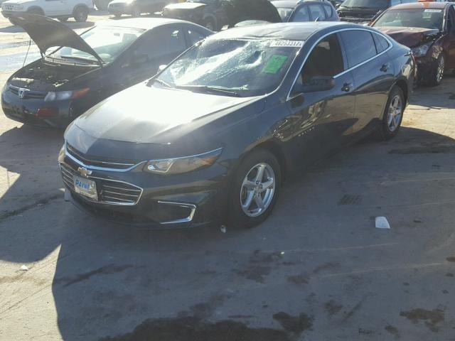 1G1ZB5ST9HF269623 - 2017 CHEVROLET MALIBU LS CHARCOAL photo 2