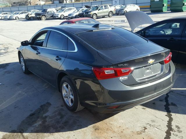 1G1ZB5ST9HF269623 - 2017 CHEVROLET MALIBU LS CHARCOAL photo 3