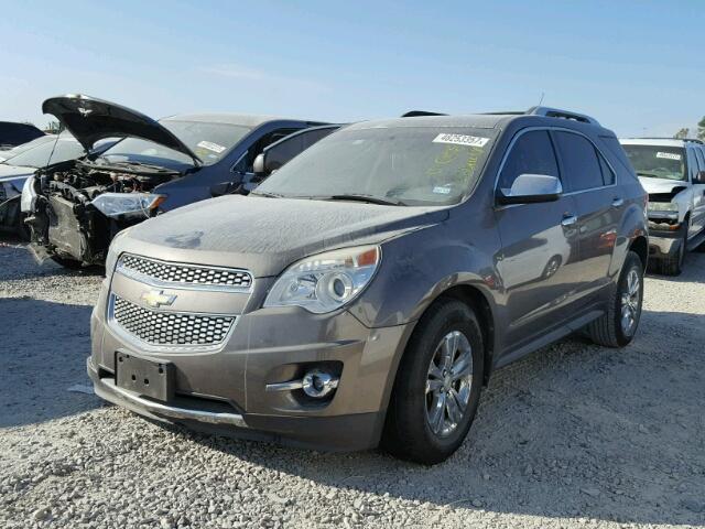 2CNALFEC0B6229964 - 2011 CHEVROLET EQUINOX LT BROWN photo 2