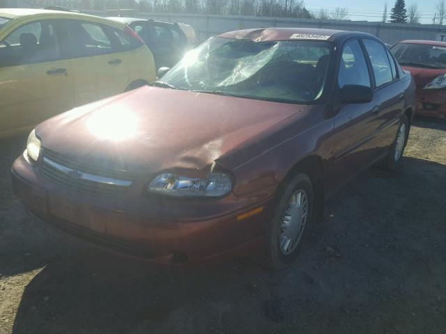 1G1ND52J82M646923 - 2002 CHEVROLET MALIBU MAROON photo 2