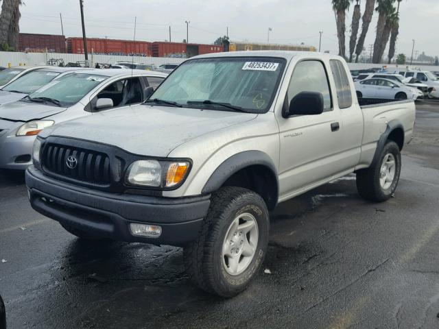 5TESN92N03Z181659 - 2003 TOYOTA TACOMA XTR GRAY photo 2