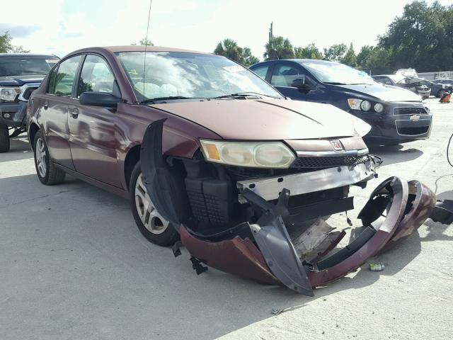 1G8AL52F93Z111277 - 2003 SATURN ION LEVEL MAROON photo 1