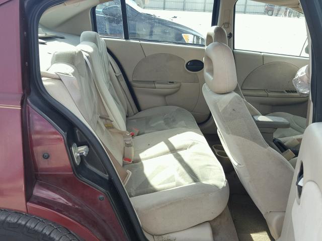 1G8AL52F93Z111277 - 2003 SATURN ION LEVEL MAROON photo 6