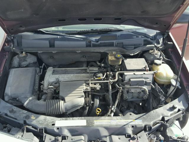 1G8AL52F93Z111277 - 2003 SATURN ION LEVEL MAROON photo 7