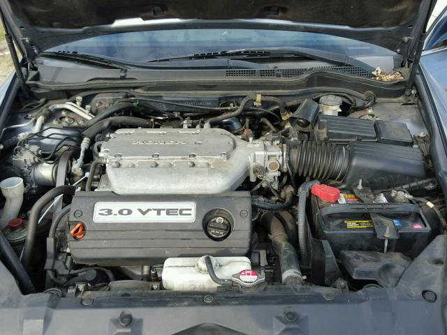 1HGCM66867A054085 - 2007 HONDA ACCORD EX BLUE photo 7