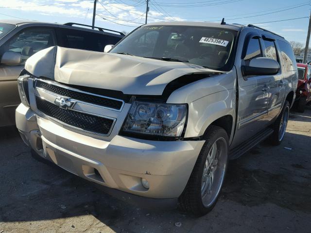 1GNFK16308R177268 - 2008 CHEVROLET SUBURBAN K BEIGE photo 2