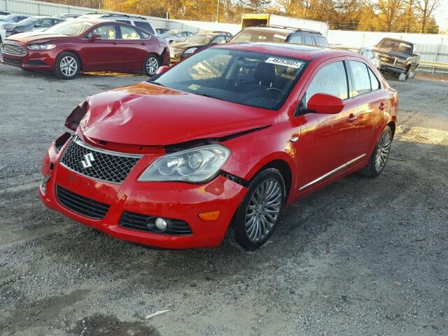 JS2RE9A50A6100188 - 2010 SUZUKI KIZASHI GT RED photo 2