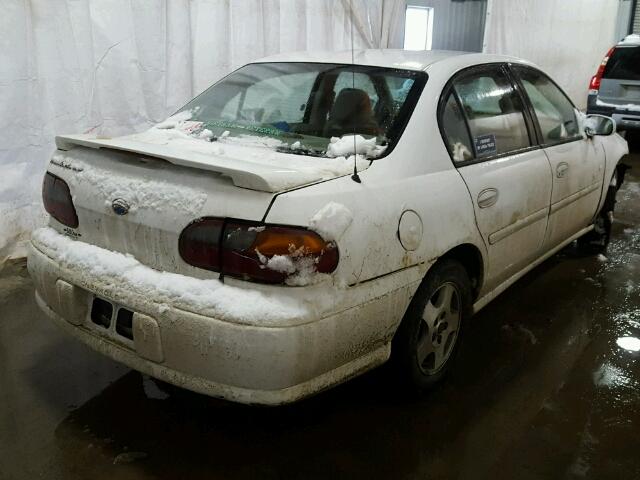 1G1NE52JX3M635405 - 2003 CHEVROLET MALIBU LS WHITE photo 4