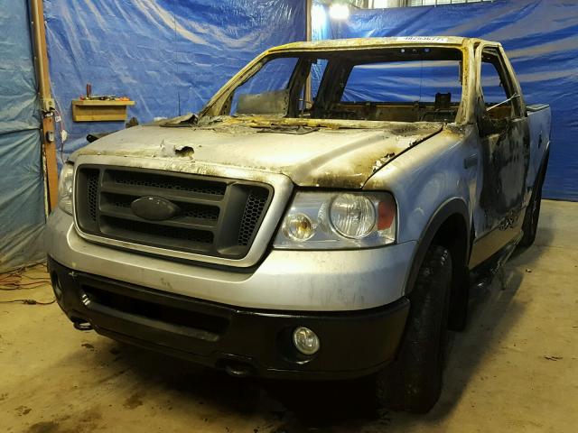 1FTPX14V47FA50560 - 2007 FORD F150 SILVER photo 2