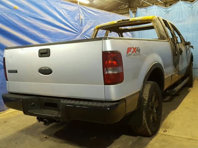 1FTPX14V47FA50560 - 2007 FORD F150 SILVER photo 4